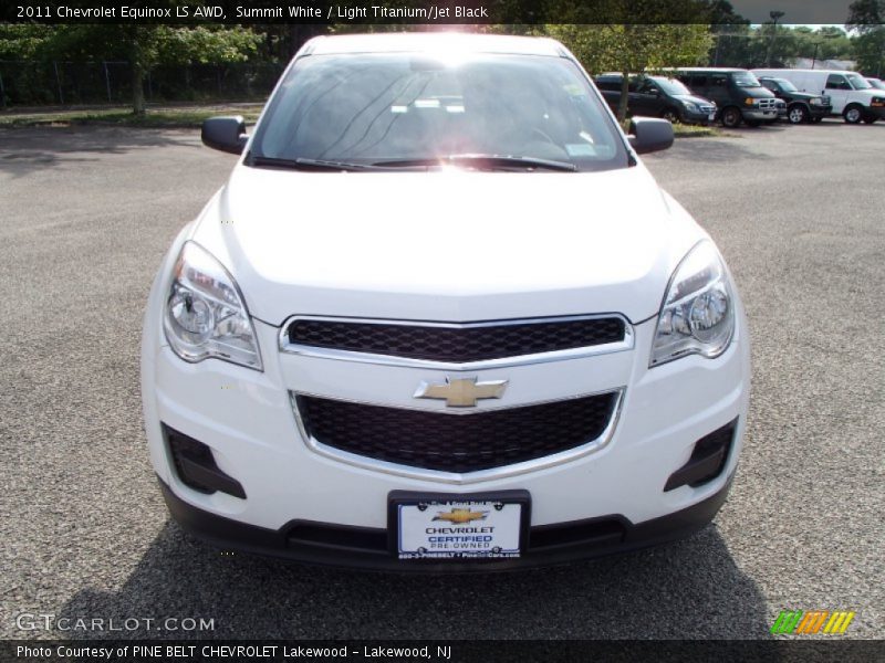 Summit White / Light Titanium/Jet Black 2011 Chevrolet Equinox LS AWD