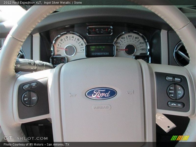 Ingot Silver Metallic / Stone 2012 Ford Expedition XLT