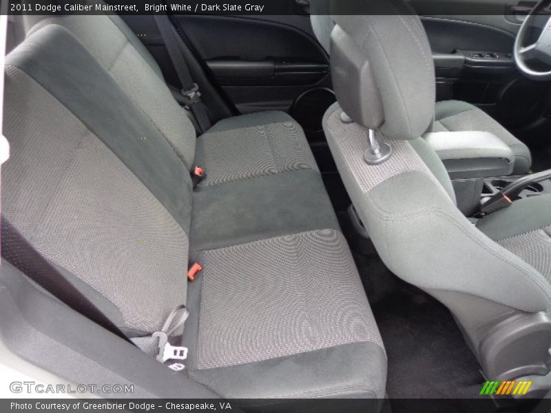 Bright White / Dark Slate Gray 2011 Dodge Caliber Mainstreet