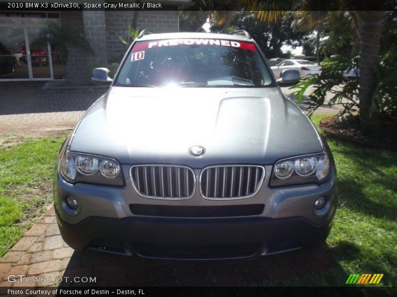 Space Gray Metallic / Black 2010 BMW X3 xDrive30i