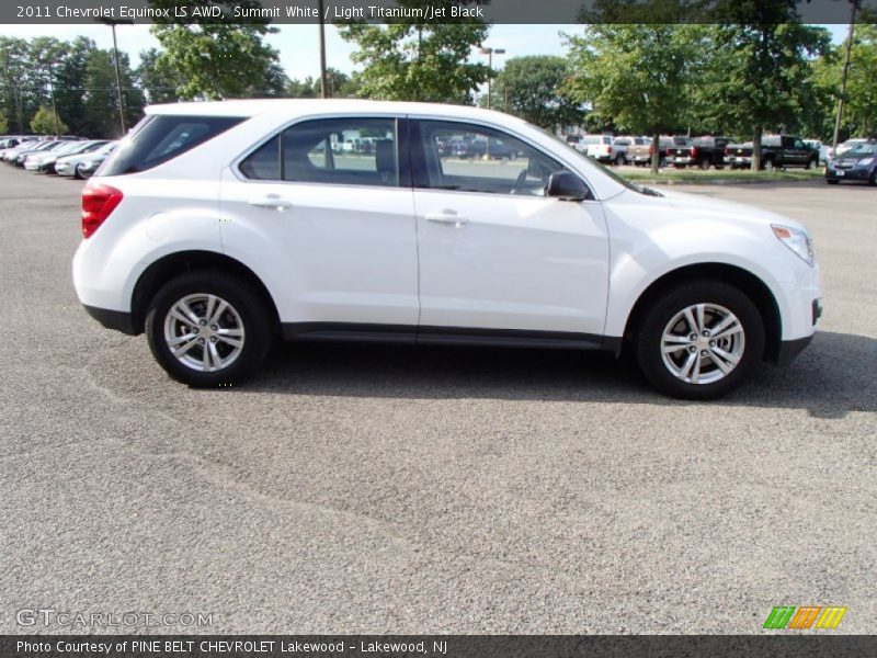 Summit White / Light Titanium/Jet Black 2011 Chevrolet Equinox LS AWD