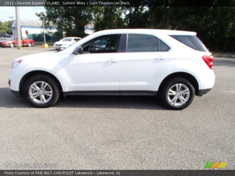 Summit White / Light Titanium/Jet Black 2011 Chevrolet Equinox LS AWD