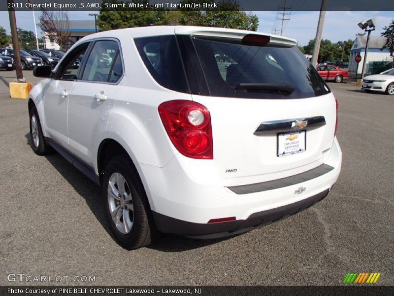 Summit White / Light Titanium/Jet Black 2011 Chevrolet Equinox LS AWD