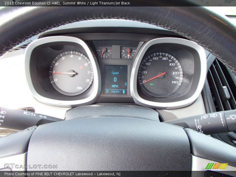 Summit White / Light Titanium/Jet Black 2011 Chevrolet Equinox LS AWD