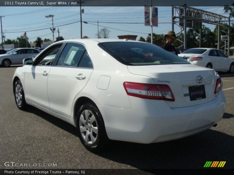 Super White / Ash 2011 Toyota Camry LE