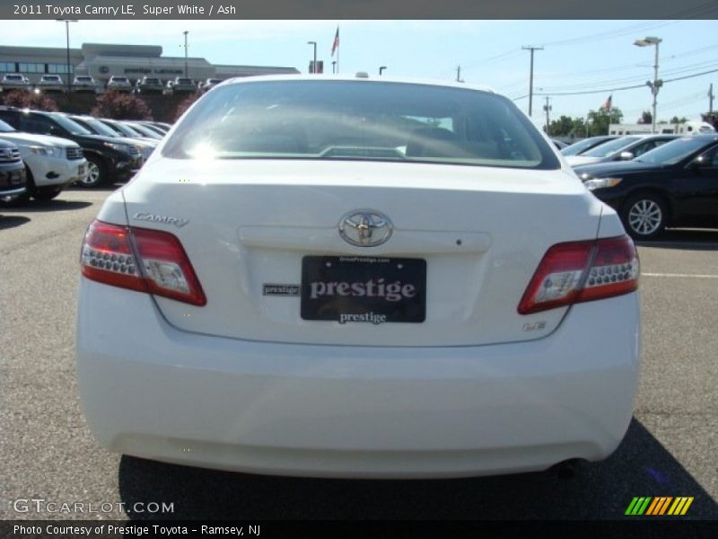 Super White / Ash 2011 Toyota Camry LE