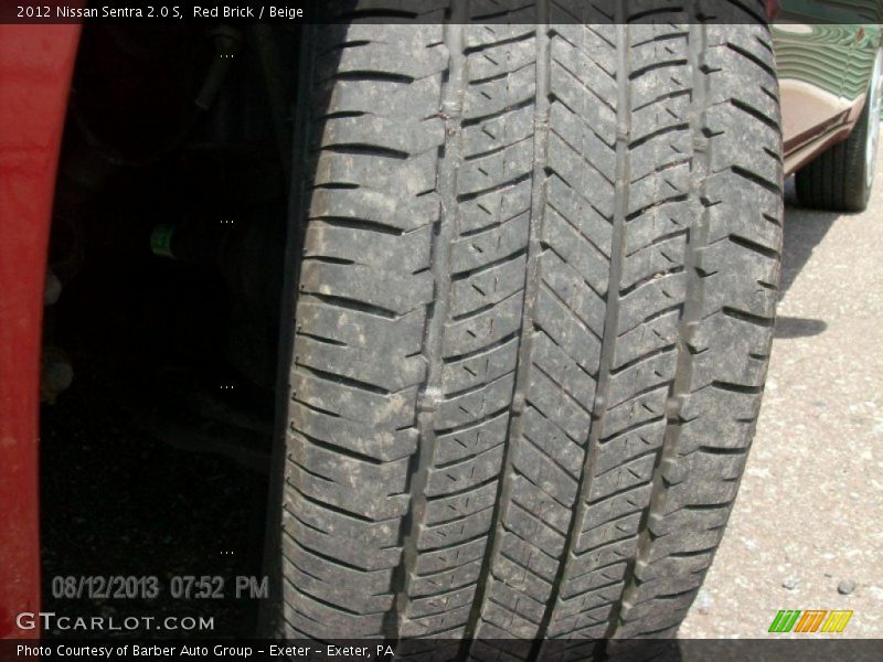 Red Brick / Beige 2012 Nissan Sentra 2.0 S