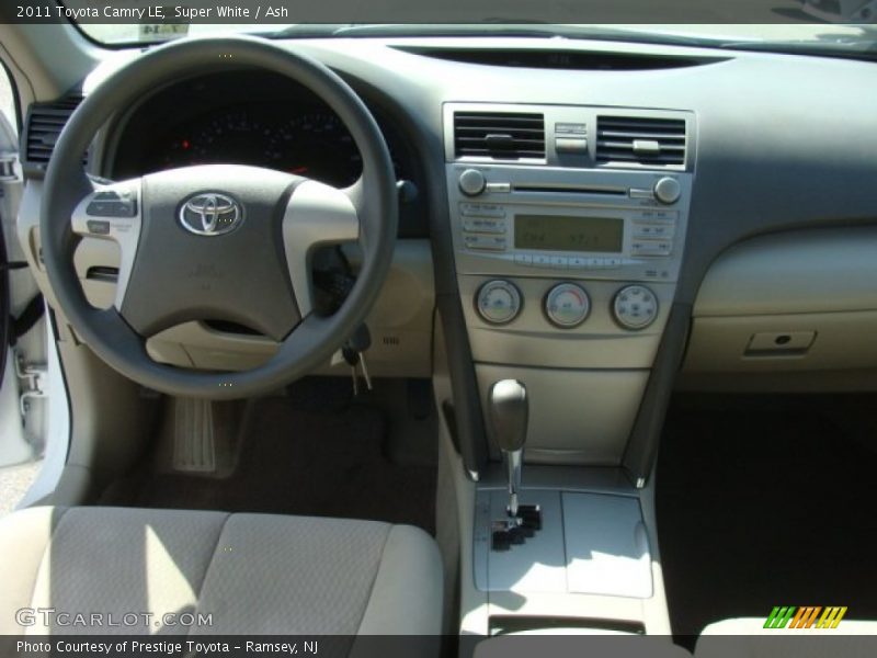 Super White / Ash 2011 Toyota Camry LE