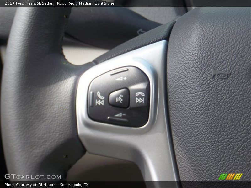 Ruby Red / Medium Light Stone 2014 Ford Fiesta SE Sedan