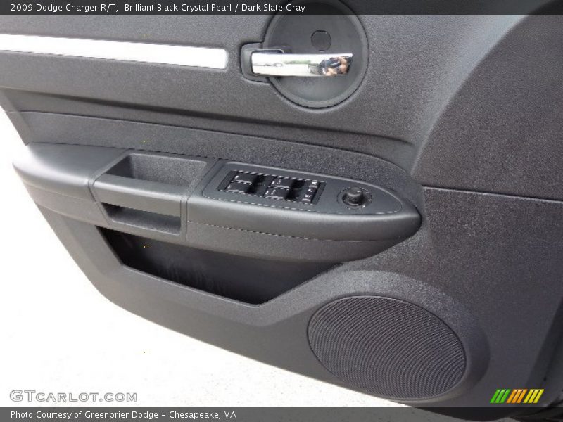 Brilliant Black Crystal Pearl / Dark Slate Gray 2009 Dodge Charger R/T
