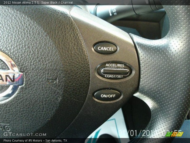 Super Black / Charcoal 2012 Nissan Altima 2.5 S