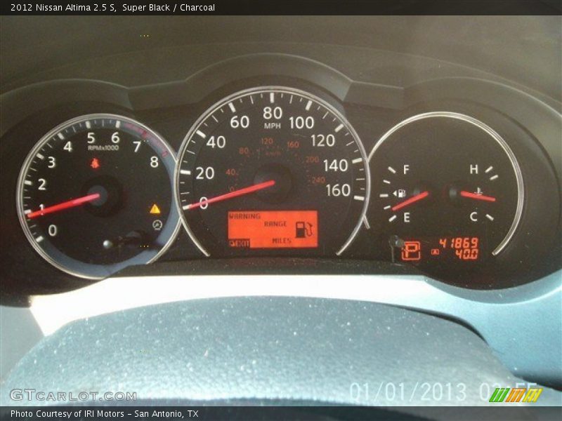 Super Black / Charcoal 2012 Nissan Altima 2.5 S