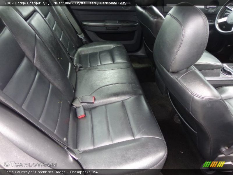 Brilliant Black Crystal Pearl / Dark Slate Gray 2009 Dodge Charger R/T