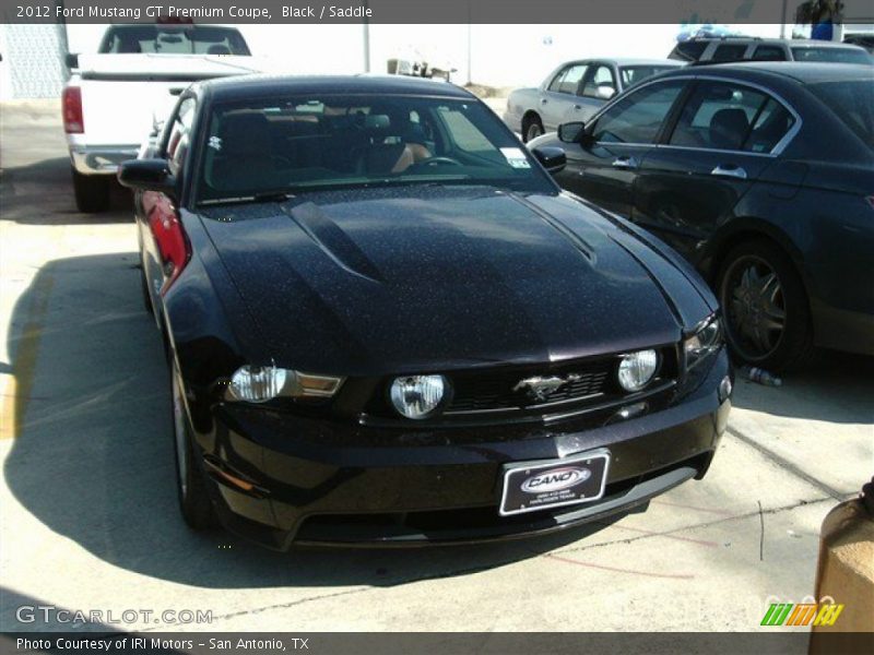 Black / Saddle 2012 Ford Mustang GT Premium Coupe