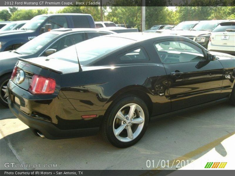 Black / Saddle 2012 Ford Mustang GT Premium Coupe