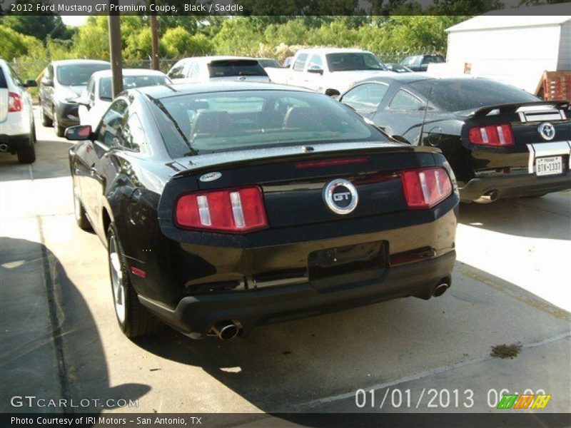 Black / Saddle 2012 Ford Mustang GT Premium Coupe