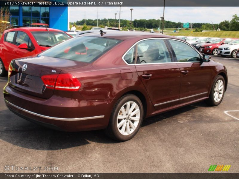 Opera Red Metallic / Titan Black 2013 Volkswagen Passat 2.5L SEL