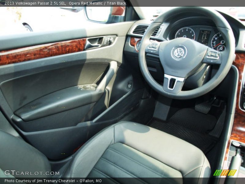 Opera Red Metallic / Titan Black 2013 Volkswagen Passat 2.5L SEL