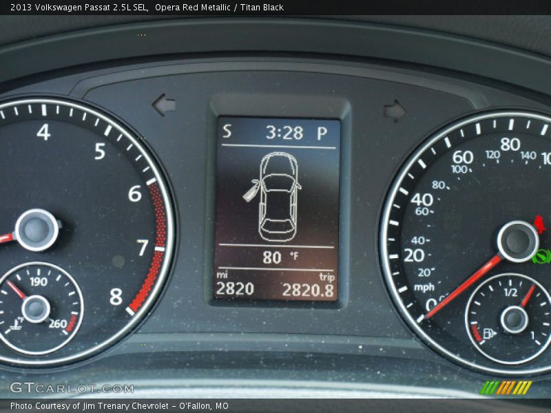 Opera Red Metallic / Titan Black 2013 Volkswagen Passat 2.5L SEL