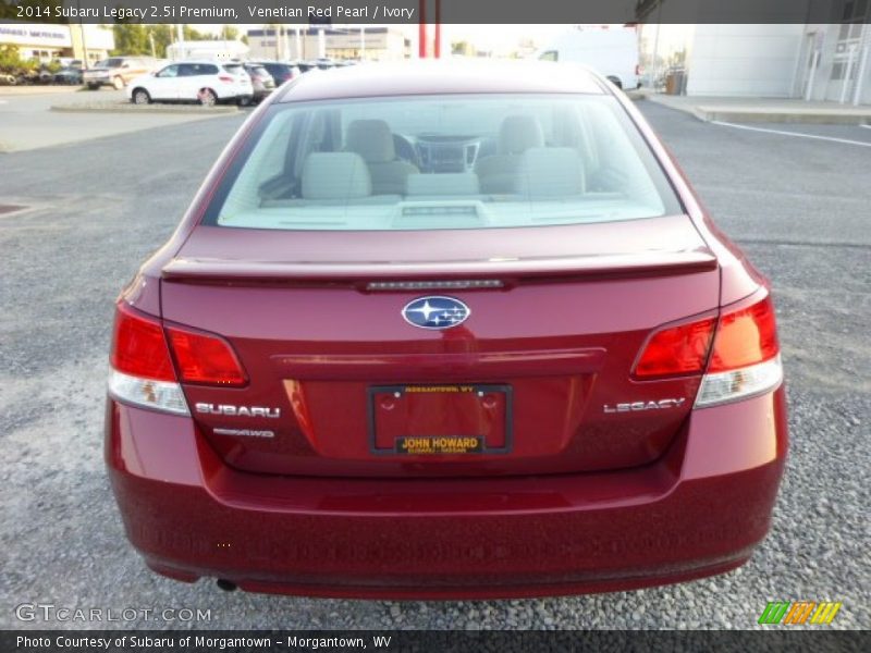 Venetian Red Pearl / Ivory 2014 Subaru Legacy 2.5i Premium