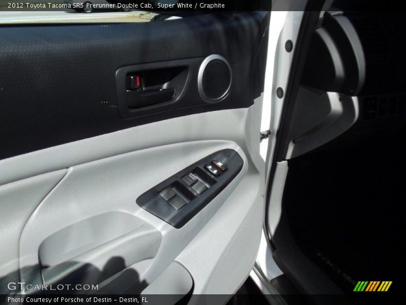 Super White / Graphite 2012 Toyota Tacoma SR5 Prerunner Double Cab