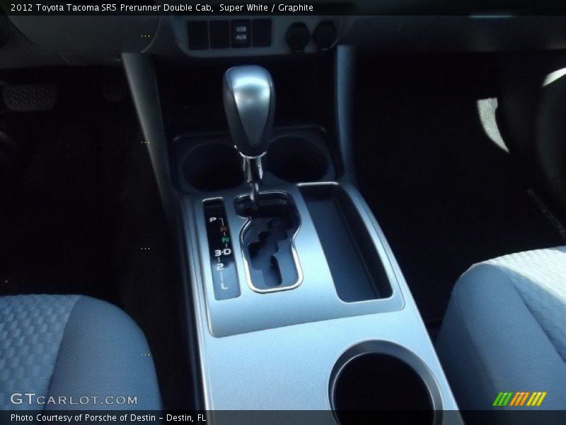 Super White / Graphite 2012 Toyota Tacoma SR5 Prerunner Double Cab
