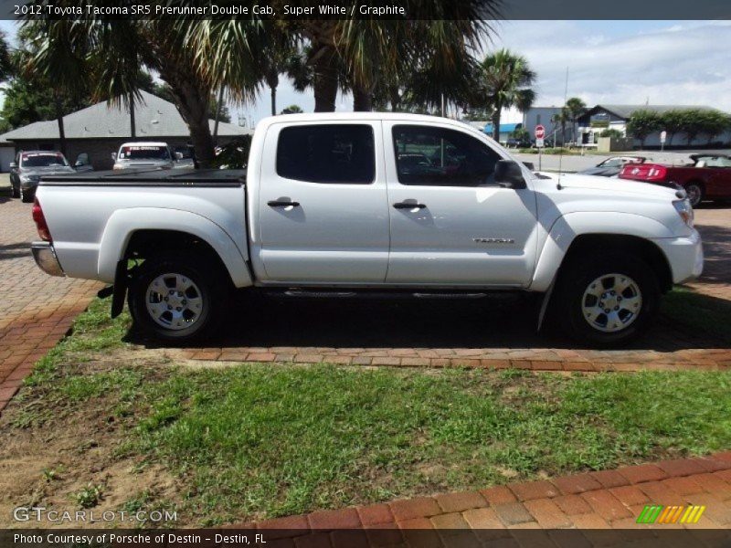 Super White / Graphite 2012 Toyota Tacoma SR5 Prerunner Double Cab