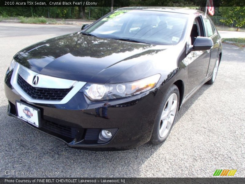 Crystal Black Pearl / Ebony 2010 Acura TSX Sedan