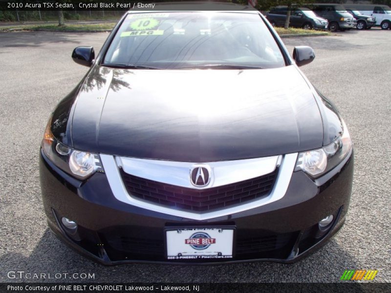 Crystal Black Pearl / Ebony 2010 Acura TSX Sedan