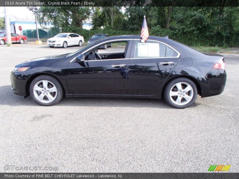 Crystal Black Pearl / Ebony 2010 Acura TSX Sedan