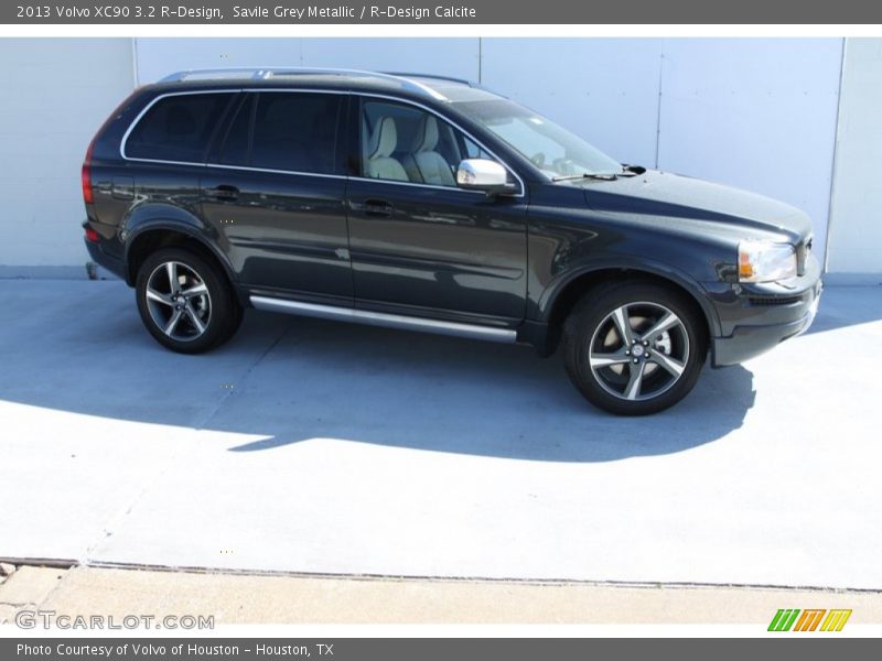 Savile Grey Metallic / R-Design Calcite 2013 Volvo XC90 3.2 R-Design