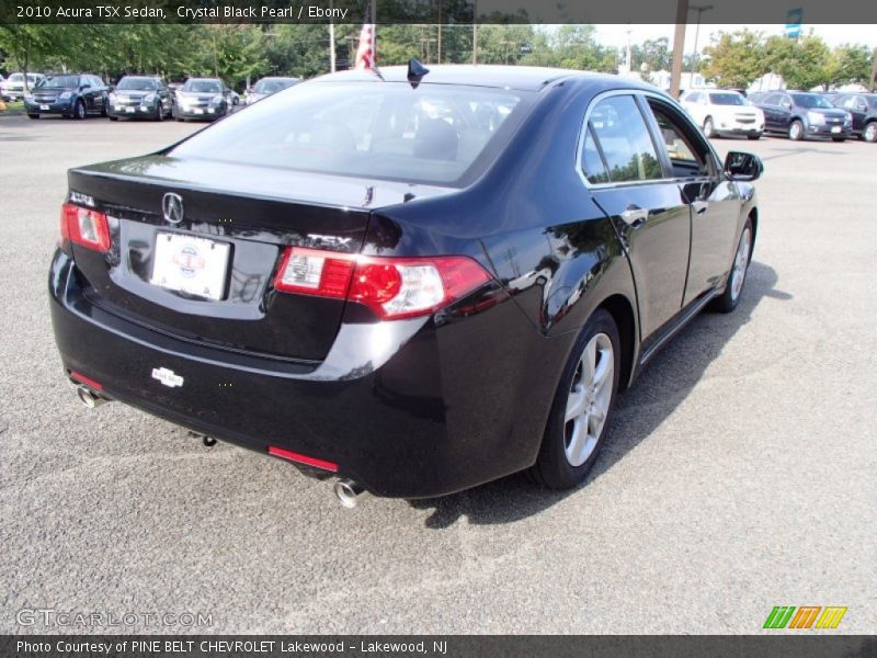 Crystal Black Pearl / Ebony 2010 Acura TSX Sedan