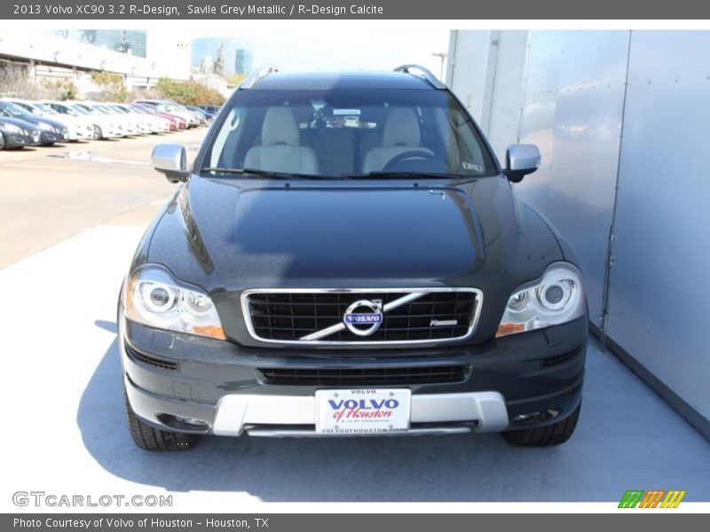 Savile Grey Metallic / R-Design Calcite 2013 Volvo XC90 3.2 R-Design