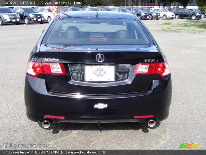 Crystal Black Pearl / Ebony 2010 Acura TSX Sedan
