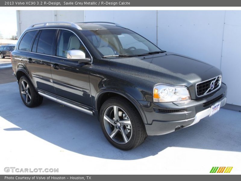 Savile Grey Metallic / R-Design Calcite 2013 Volvo XC90 3.2 R-Design