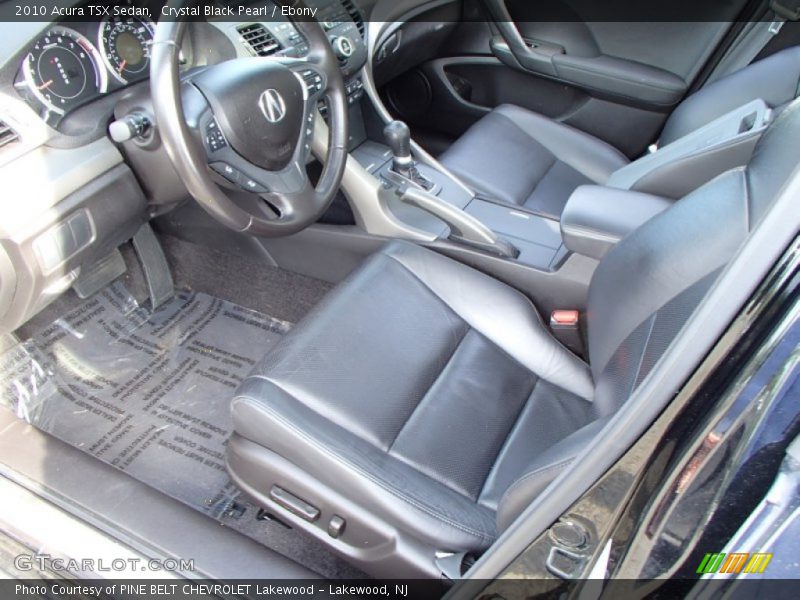 Crystal Black Pearl / Ebony 2010 Acura TSX Sedan