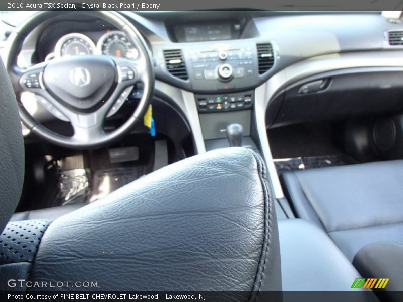 Crystal Black Pearl / Ebony 2010 Acura TSX Sedan
