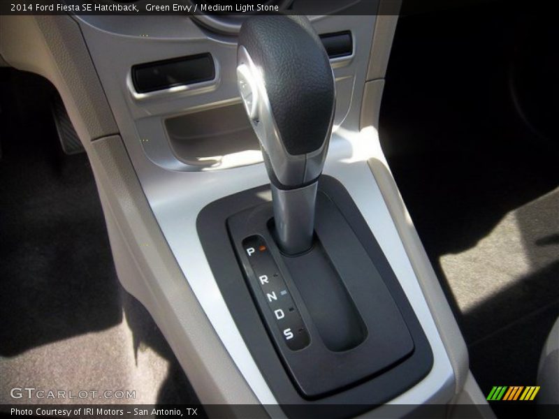 Green Envy / Medium Light Stone 2014 Ford Fiesta SE Hatchback