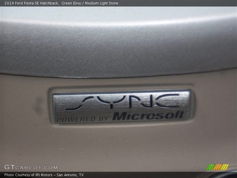 Green Envy / Medium Light Stone 2014 Ford Fiesta SE Hatchback