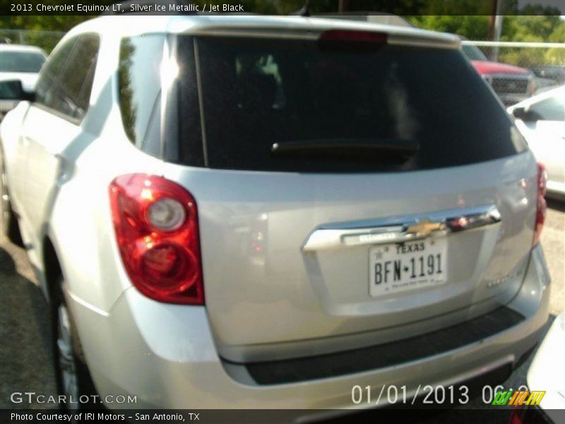 Silver Ice Metallic / Jet Black 2013 Chevrolet Equinox LT