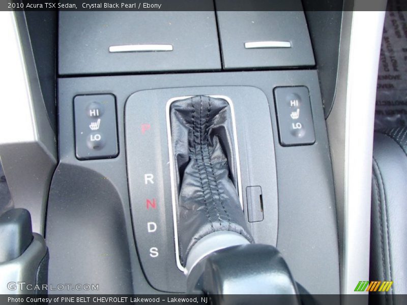 Crystal Black Pearl / Ebony 2010 Acura TSX Sedan