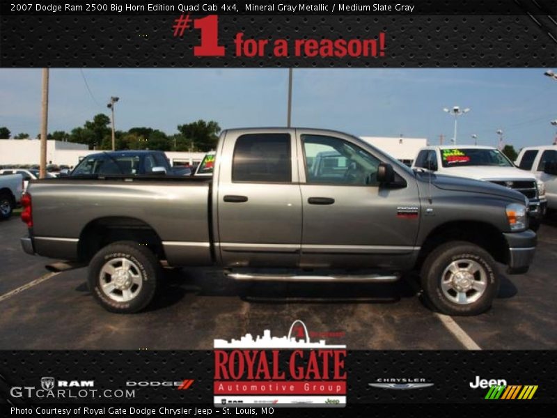 Mineral Gray Metallic / Medium Slate Gray 2007 Dodge Ram 2500 Big Horn Edition Quad Cab 4x4