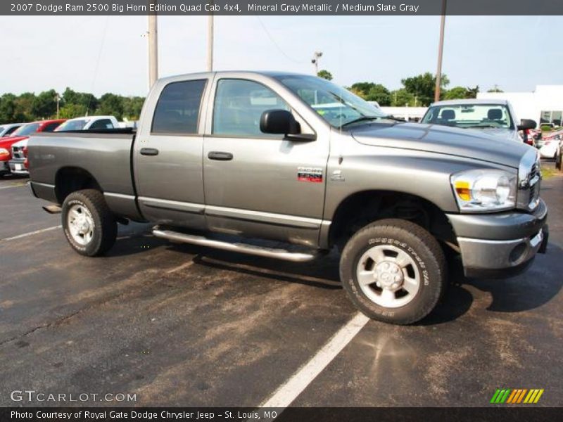 Mineral Gray Metallic / Medium Slate Gray 2007 Dodge Ram 2500 Big Horn Edition Quad Cab 4x4
