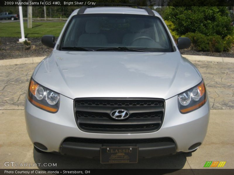 Bright Silver / Gray 2009 Hyundai Santa Fe GLS 4WD