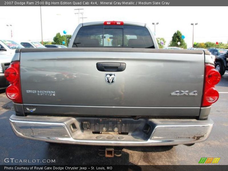 Mineral Gray Metallic / Medium Slate Gray 2007 Dodge Ram 2500 Big Horn Edition Quad Cab 4x4