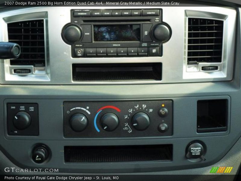 Controls of 2007 Ram 2500 Big Horn Edition Quad Cab 4x4