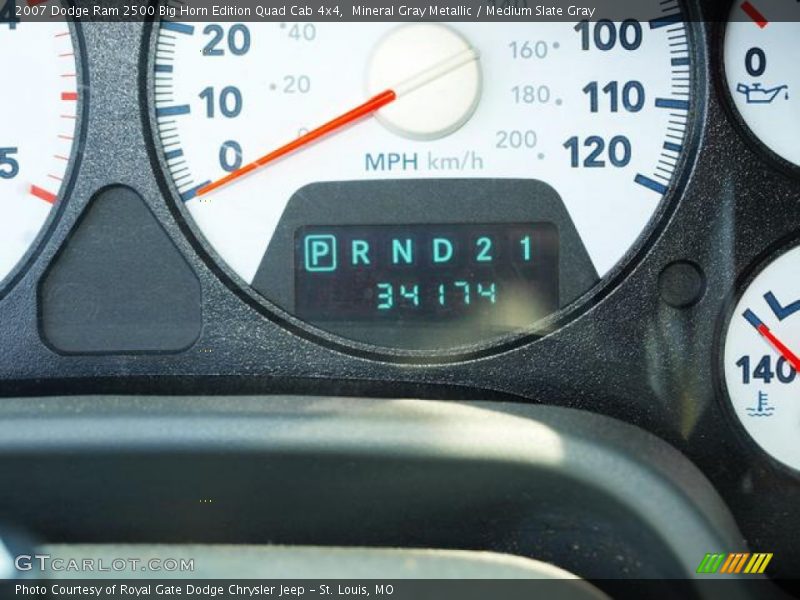 Mineral Gray Metallic / Medium Slate Gray 2007 Dodge Ram 2500 Big Horn Edition Quad Cab 4x4