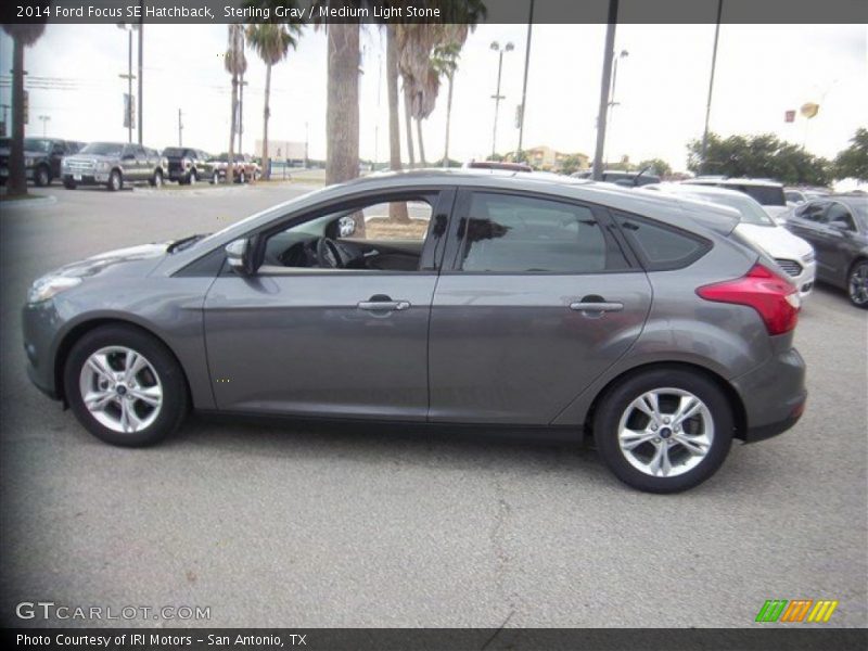 Sterling Gray / Medium Light Stone 2014 Ford Focus SE Hatchback