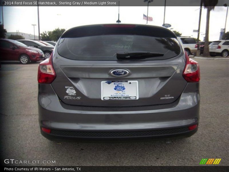 Sterling Gray / Medium Light Stone 2014 Ford Focus SE Hatchback