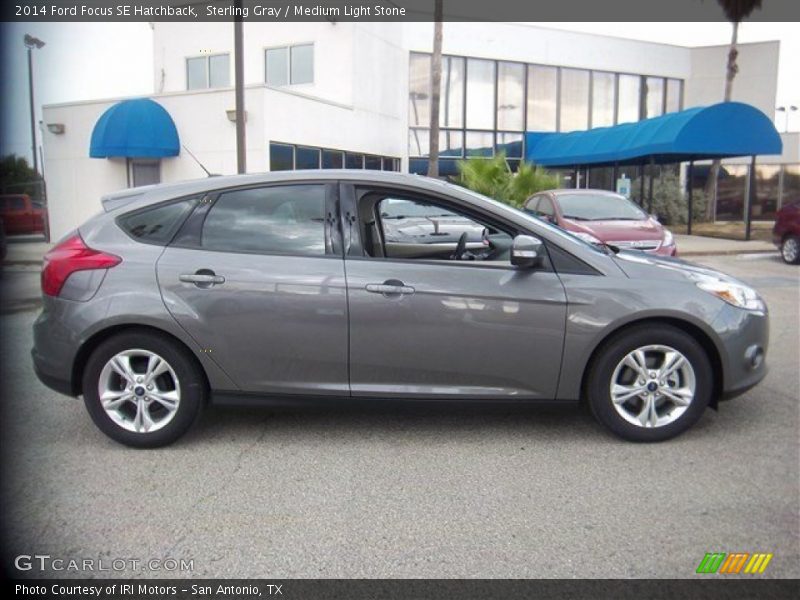 Sterling Gray / Medium Light Stone 2014 Ford Focus SE Hatchback